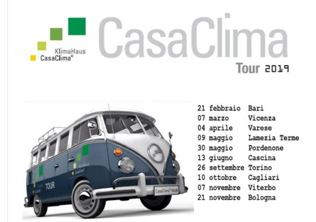 CasaClima Tour 2019, am 26.9. in Turin